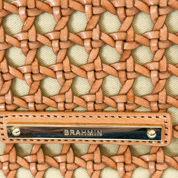 Brahmin Lenox Clutch Natural Nantucket Leather Purse, Originally $298.00 - Picture 8 of 15